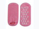 Anti-Slip Moisturizing Gel Socks in Pink