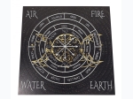 Triple Moon Four Elements Pendulum Divination Board - 8"