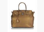 Faux Snake Print London Office Tote Bag - 2 Color Options