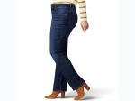 Women's Plus Straight Leg Mid-Rise Relaxed Fit Jeans - Petite Length