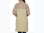 Women's Button Up Casual Ribbed Long Shacket - 2 Color Options