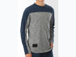Men's ZIMEGO Long Sleeve Color Block T-Shirt - 3 Color Options