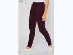 Plus Size Women's Stretchy Terry Relax Fit Jogger - 2 Color Options