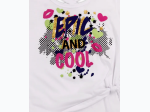 Girl's #Girlsquad Epic & Cool Paint Splatter Top & Short Set