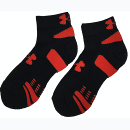Youth Size 9-11 Under Armour 2 Pack Low Cut Athletic Socks - 2 Color Options
