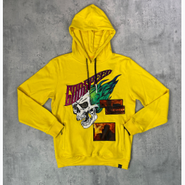 Men's Godspeed Graphic Pullover Hoodie In Yellow