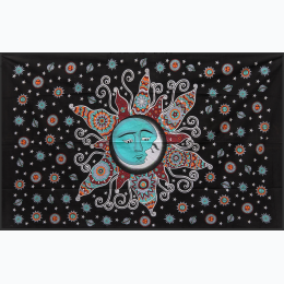 Sun Moon Celestial Tapestry - 7 x 4.5 ft