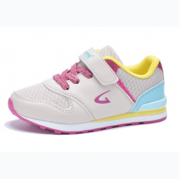 Girl's Casual Sneaker With Velcro Closure