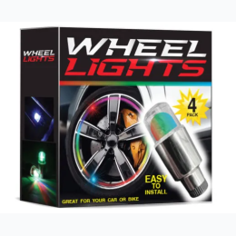 4 Pack Colorful LED Wheel Lights
