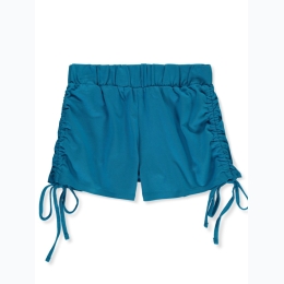 Girls' Side Rouched Shorts - 2 Color Options