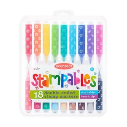 Stampables Double-Ended Scented Stamp Markers - 18pk