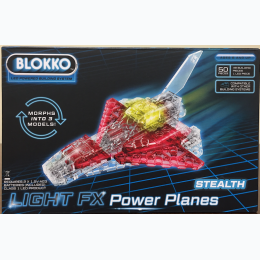 Blokko LED Powered Building System - Light FX - Power Planes - Stealth