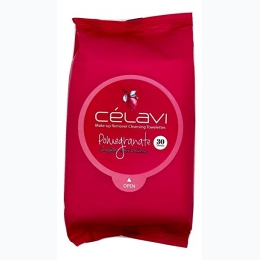 Celavi Cleansing Towelettes - Pomegrante