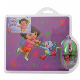 Dora the Explorer Mouse and Mousepad Kit