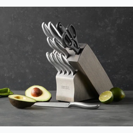 Chicago Cutlery Stainless Steel 12 Piece Knife Block Set - Clybourn