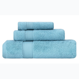 3 Piece Towel Set - Aqua