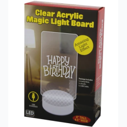 USB-Powered Clear Acrylic LED Magic Light Board