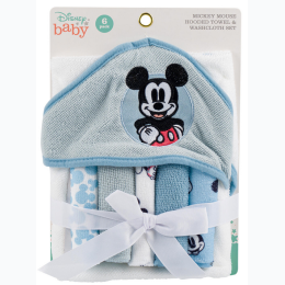 Mickey Mouse 6pc Washcloth Set