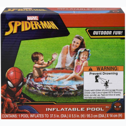 Spiderman 2 Ring Inflatable Pool (9x2x8) in Box