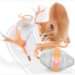 Interactive Rolling LED Cat Mouse Toy by RIOFLY – USB