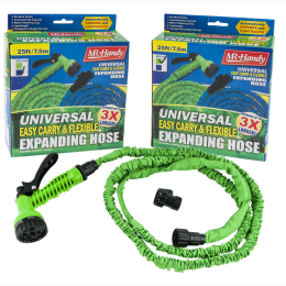 Expandable Water Hose- 25FT - Colors Vary