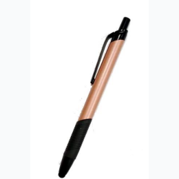 Rose Gold Alloy Style Metal Pen With Bottom Stylus