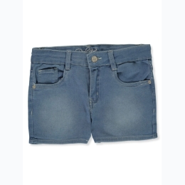 Girls' Real Love Denim Shorts in Light Blue Wash