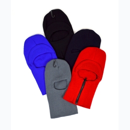 Unisex Acrylic Balaclava Style Ski Mask Beanie - Multiple Styles & Colors