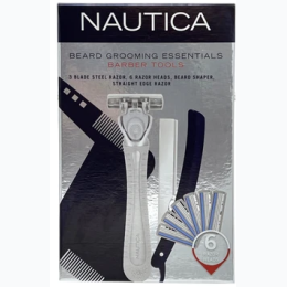 Nautica 4 Piece Beard Grooming Essentials Kit