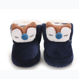 Unisex Infant/Toddler Cartoon Prewalker Boots - Blue Fox