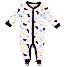 Newborn All-Over Print BATMAN Footed Coverall
