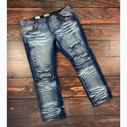 Big & Tall Men's Distressed Jean By Blind Trust - SIZE 52
