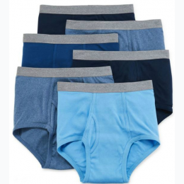 Big & Tall 6 Pack Full Cut Briefs - Colors Will Vary