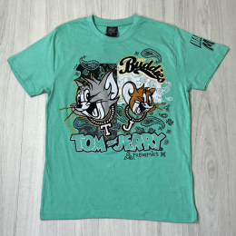Tom & Jerry Buddies Flock SS Tee - 2 Color Options - SIZE S