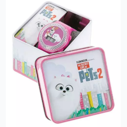 Kid's LCD Date & Time Watch in Tin Case - The Secret Life of Pets