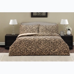 Regal Comfort® Faux Fur™ Luxury Filled Plush Bed Set - Safari Stripe