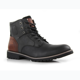 Men's Faux Leather Homer Boot - 2 Color Options