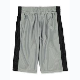 Boy's Athletic Works Side Striped Performance Shorts in Grey
