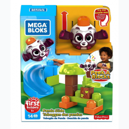 Mattel Peek A Blocks Panda Slide