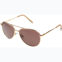 Women's Foster Grant Vintage Gold Rimmed Prelude Aviator Sunglasses
