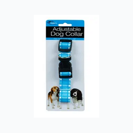 Adjustable Plaid Print Dog Collar - 3 Color Options