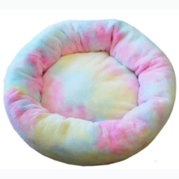 24" Cozy Tie-Dyed Pet Bed