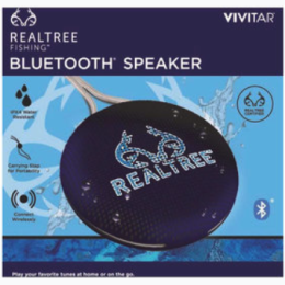Real Tree Splashproof Bluetooth Speaker - Colors May Vary