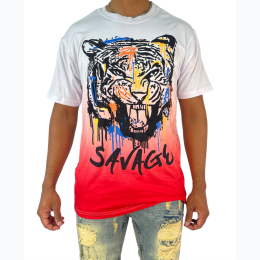 Men's Tiger Ombre SS Tee - 2 Color Options
