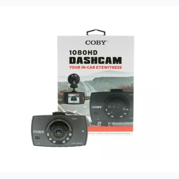 Coby® 1080 HD Car Dashcam With LCD Display