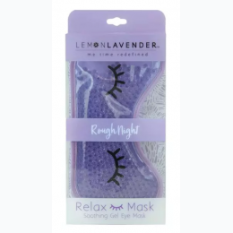Lemon Lavender If Looks Could Chill Hot/Cold Gel Eye Mask in Purple