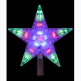 8″ LED Star Tree Top - 2 Options