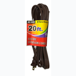 20' Electric Extension Cord - 2 Color Options