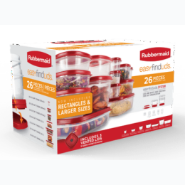 Rubbermaid 26 Piece - Easy Find Lids Food Storage Containers Set