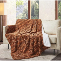 Regal Comfort® Oversized Twin Throw - Sequoia Bark